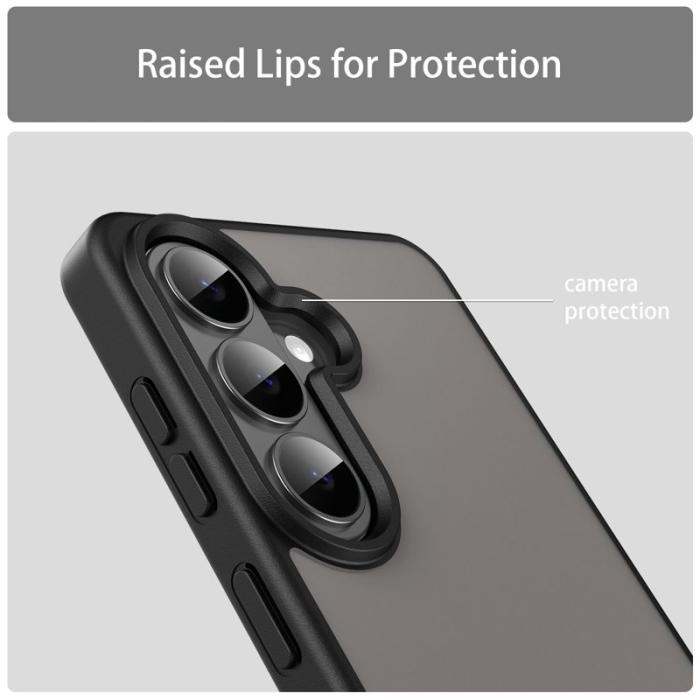 OEM - Samsung Galaxy S26 Plus Skal Touch Matte Anti Drop TPU - Svart