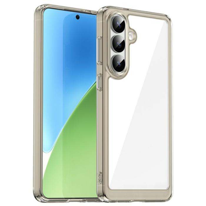 OEM - Samsung Galaxy S26 Plus Skal TPU + Akryl Skyddande - Transparent Grå