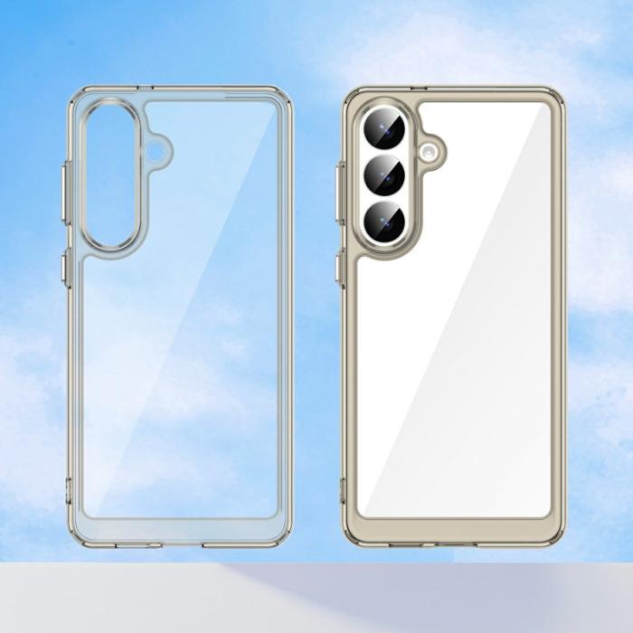 OEM - Samsung Galaxy S26 Plus Skal TPU + Akryl Skyddande - Transparent Grå