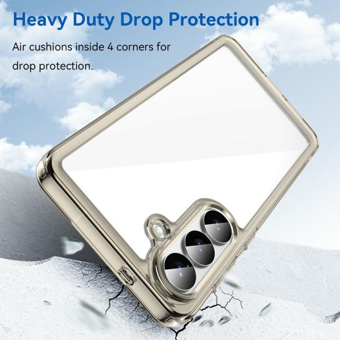 OEM - Samsung Galaxy S26 Plus Skal TPU + Akryl Skyddande - Transparent Grå