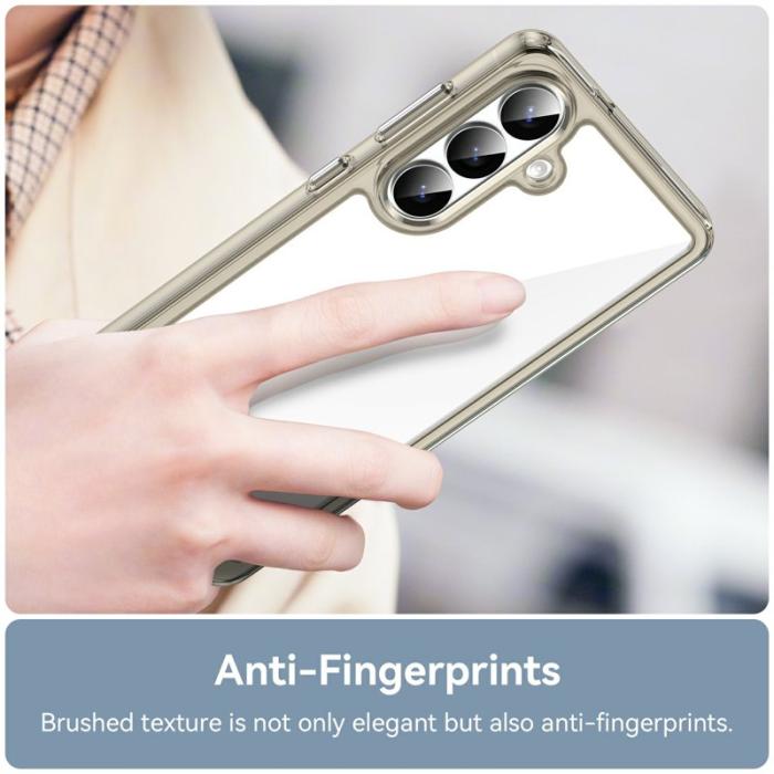 OEM - Samsung Galaxy S26 Plus Skal TPU + Akryl Skyddande - Transparent Grå