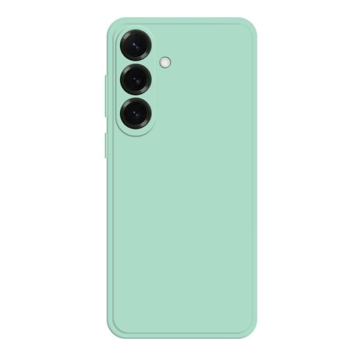 OEM - Samsung Galaxy S26 Plus Skal TPU Rakt Kant Skydd - Ljus Cyan