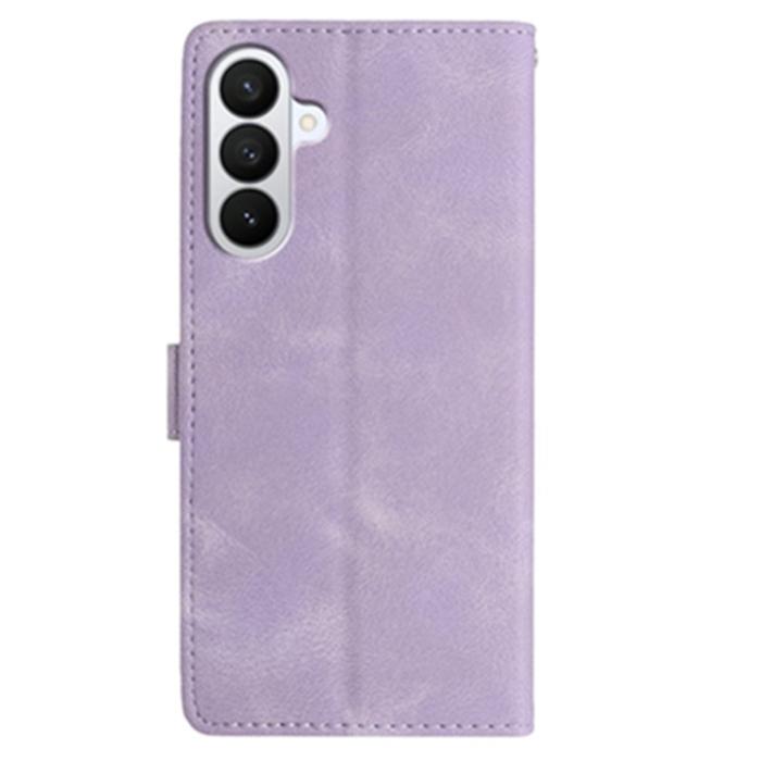 OEM - Samsung Galaxy S26 Pro Fodral Konstläder Garden Prägling - Lila