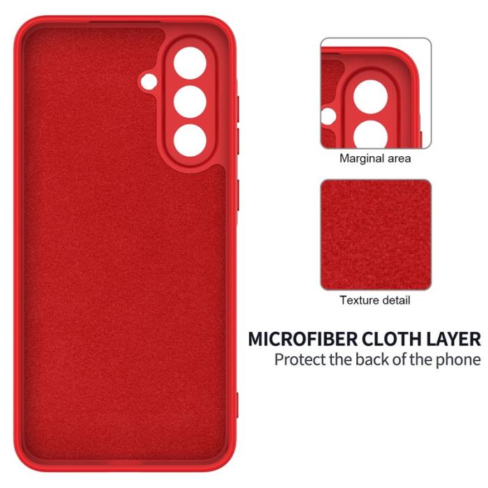 OEM - Samsung Galaxy S26 Pro Skal Flytande Silikon - Röd