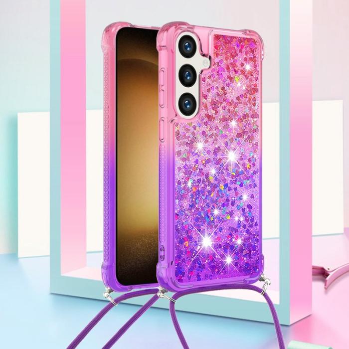 OEM - Samsung Galaxy S26 Pro Skal Gradient Quicksand TPU - Rosa/Lila