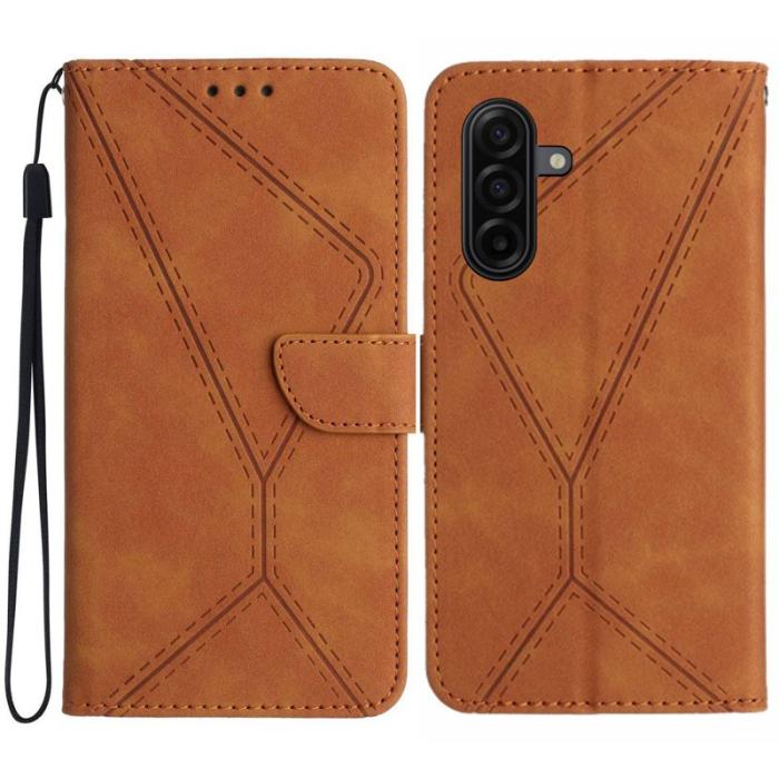 OEM - Samsung Galaxy S26 Pro Skal PU Läder Flip Fodral - Brun