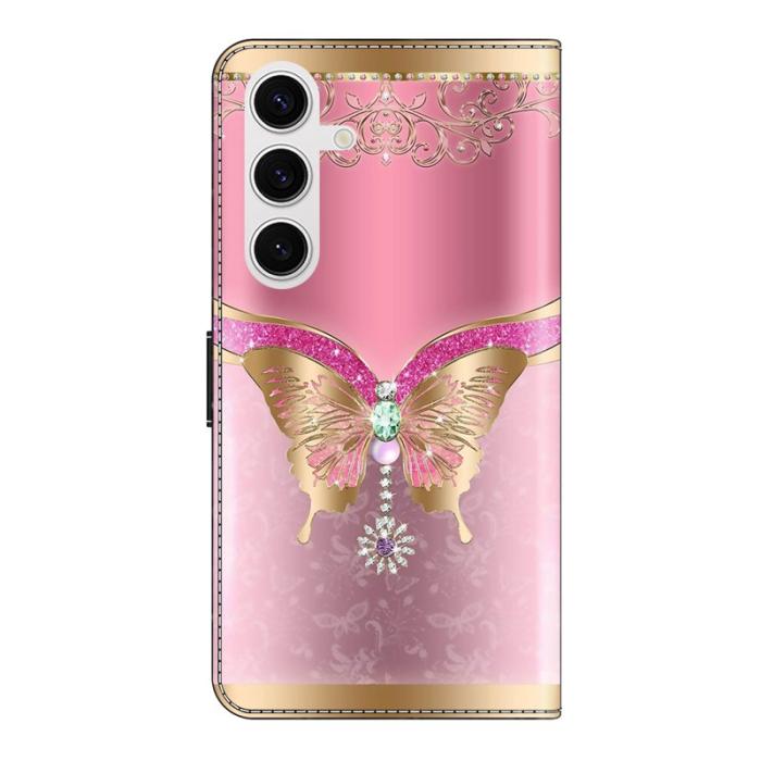 OEM - Samsung Galaxy S26 / S26 Pro Fodral 3D Mönster Konstläder - Rosa