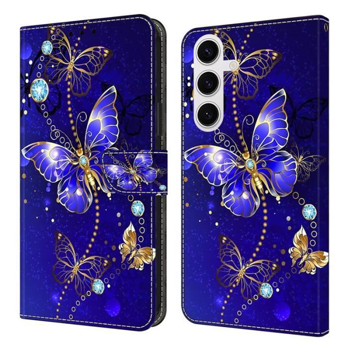 OEM - Samsung Galaxy S26/S26 Pro Fodral 3D Mönster PU Läder - Diamantfjäril