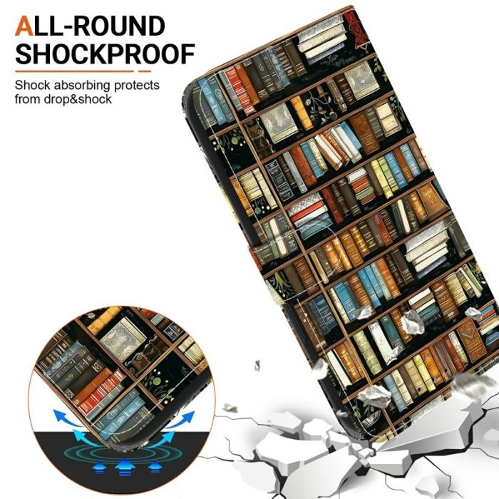 OEM - Samsung Galaxy S26 / S26 Pro Fodral Äkta Läder Ställ - Bokhylla