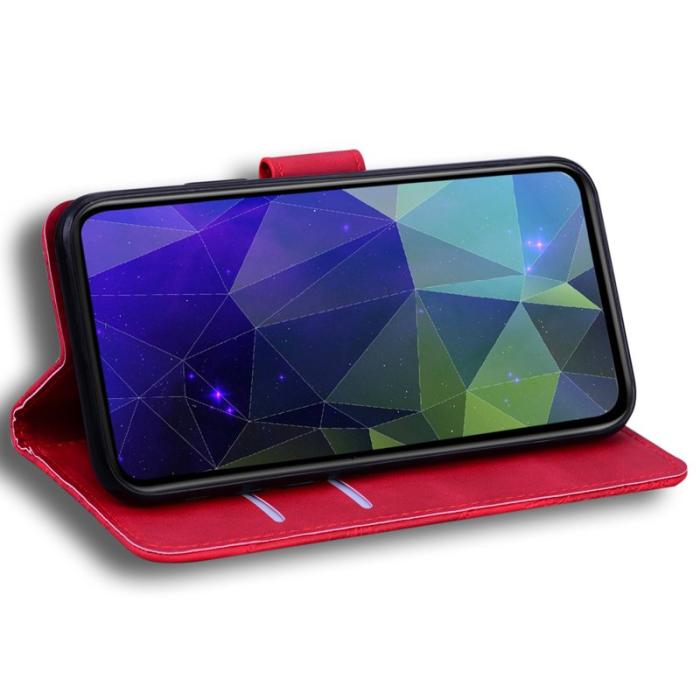 OEM - Samsung Galaxy S26 / S26 Pro Fodral Konstläder - Röd