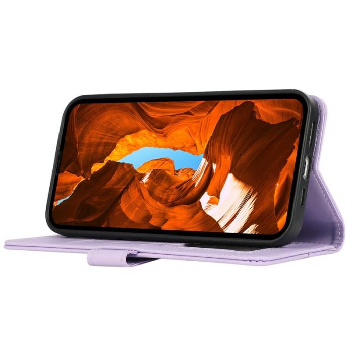 OEM - Samsung Galaxy S26/S26 Pro Fodral RFID Skydd Konstläder - Lila