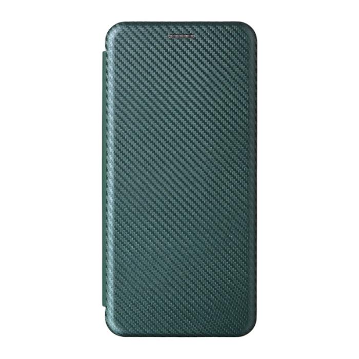 OEM - Samsung Galaxy S26/S26 Pro Skal Kolfiber PU Läder - Grön