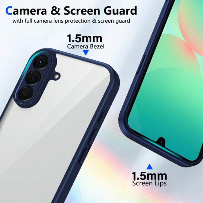 OEM - Samsung Galaxy S26/S26 Pro Skal Matt Skinn Touch Klar PC + TPU - Blå