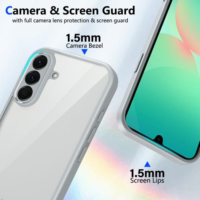 OEM - Samsung Galaxy S26/S26 Pro Skal Matt Skinn Touch Klar PC + TPU Stötsäker - Grå