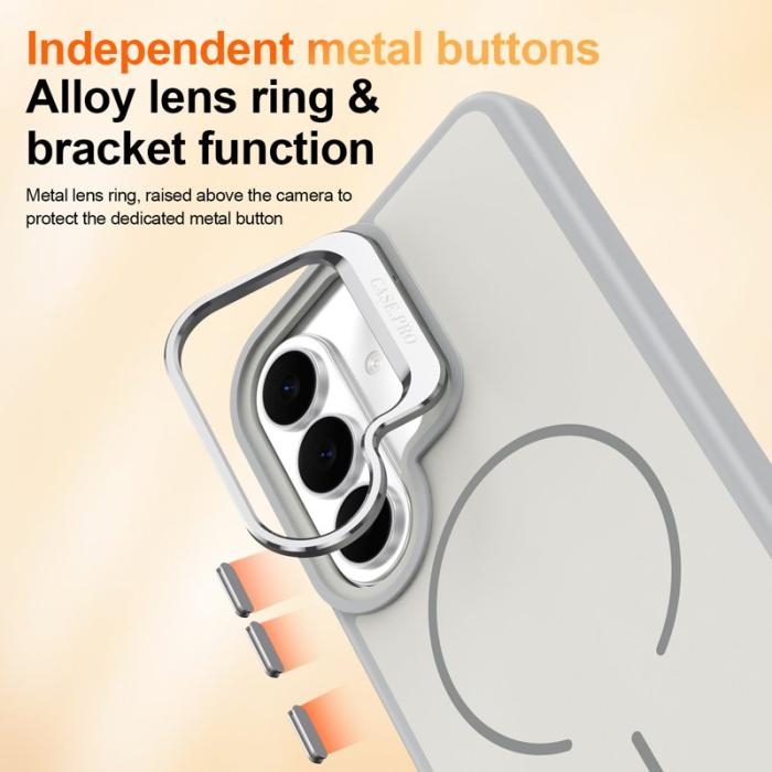 OEM - Samsung Galaxy S26/S26 Pro Skal Plast Med Fällbar Ställning - Grå