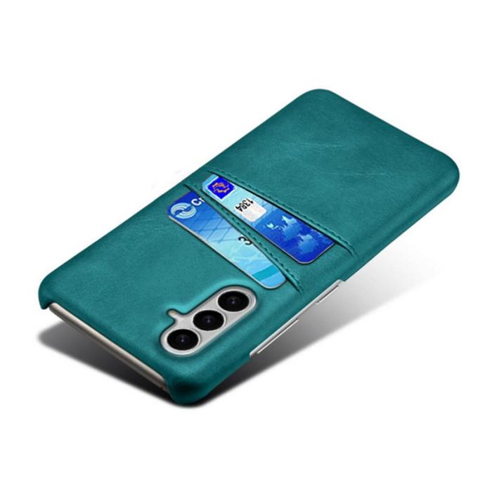 OEM - Samsung Galaxy S26 / S26 Pro Skal PU Läder + Hård PC - Grön