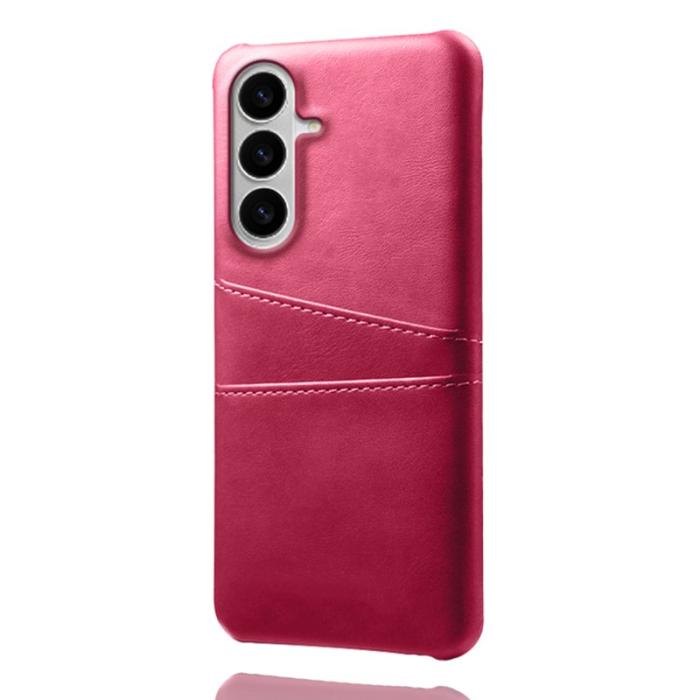 OEM - Samsung Galaxy S26 / S26 Pro Skal PU Läder + Hård PC - Rosa