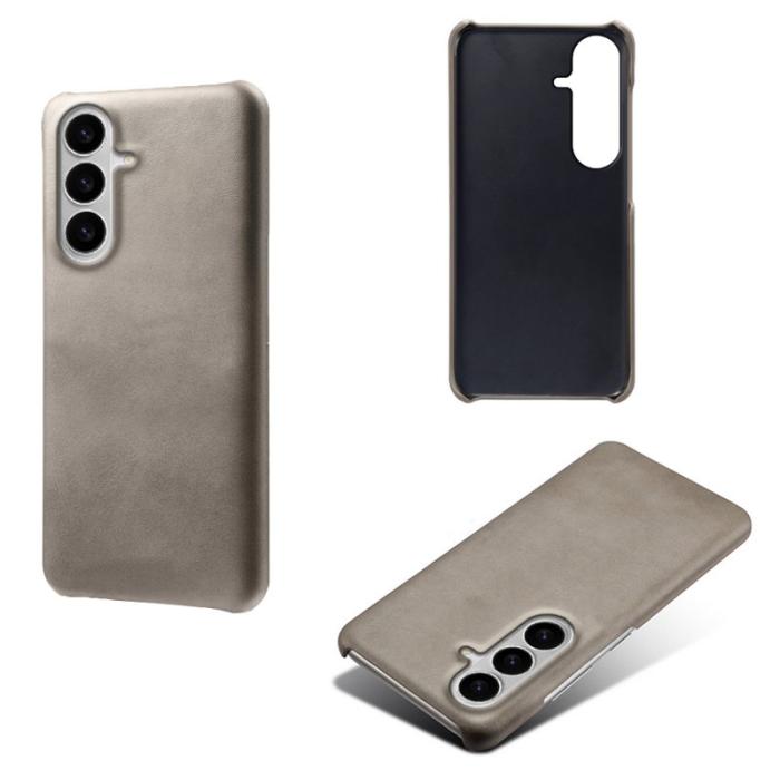 OEM - Samsung Galaxy S26 / S26 Pro Skal PU Läder Hård PC Skydd - Grå