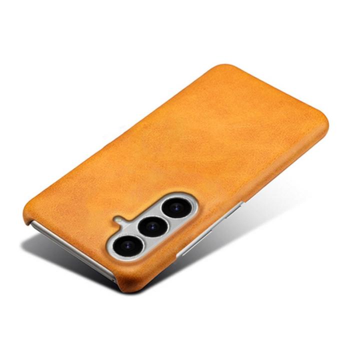 OEM - Samsung Galaxy S26 / S26 Pro Skal PU Läder Hård PC Skydd - Orange