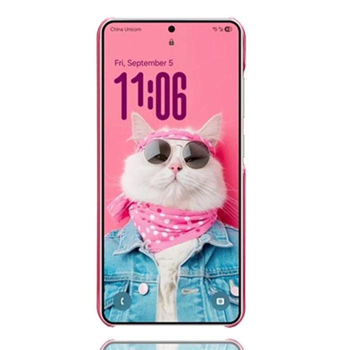 OEM - Samsung Galaxy S26 / S26 Pro Skal PU Läder Hård PC Skydd - Rosa