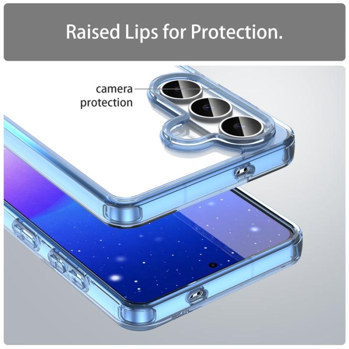 OEM - Samsung Galaxy S26/S26 Pro Skal TPU + Akryl Anti-Gulning - Blå