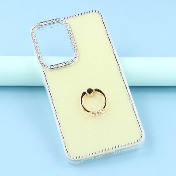 OEM - Samsung Galaxy S26/S26 Pro Skal TPU + PC Glitter - Ljusgul