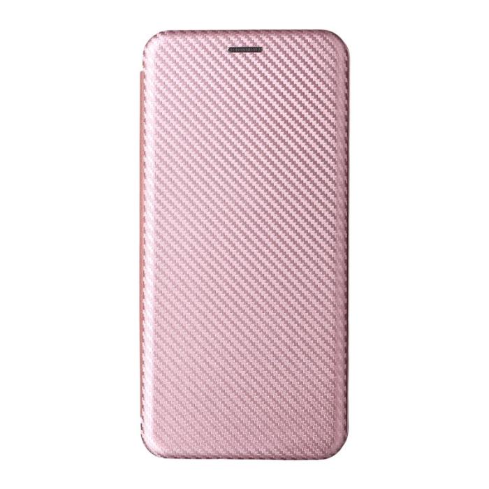 OEM - SAMSUNG Galaxy S26 Skal Kolfiber PU Läder - Roséguld