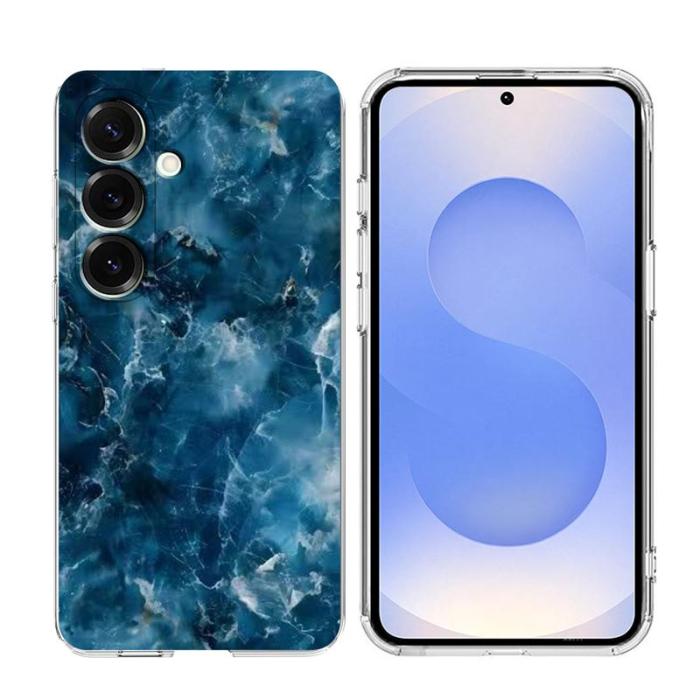 OEM - Samsung Galaxy S26 Plus Skal Marmortryck Mjuk TPU - Grå