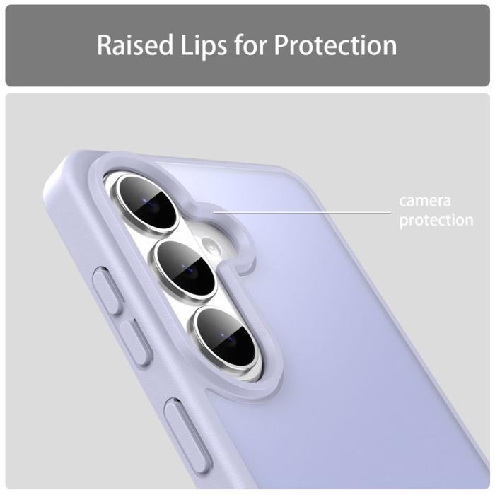 OEM - Samsung Galaxy S26 Skal Touch Matte Anti Drop TPU - Lavendel Lila