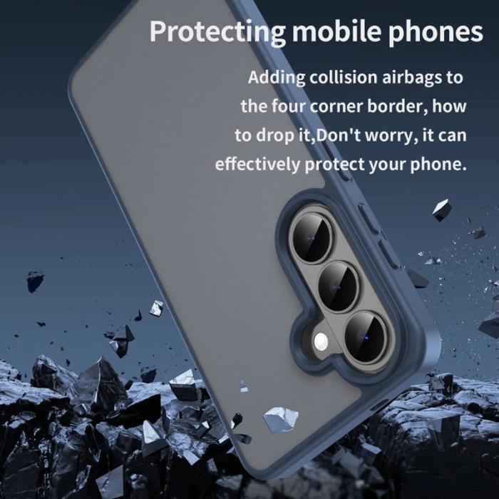 OEM - Samsung Galaxy S26 Skal Touch Matte Anti Drop TPU Plast - Blå