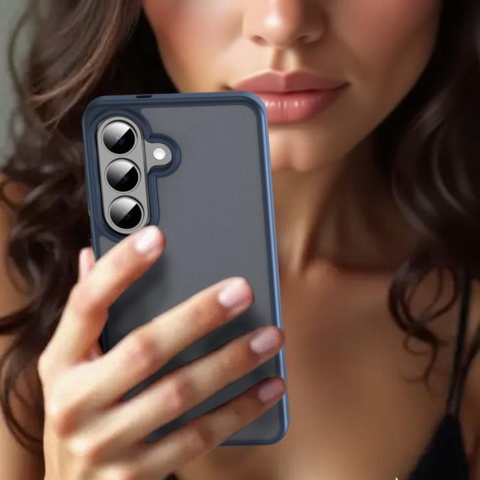 OEM - Samsung Galaxy S26 Skal Touch Matte Anti Drop TPU Plast - Blå