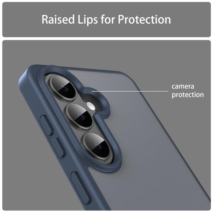 OEM - Samsung Galaxy S26 Skal Touch Matte Anti Drop TPU Plast - Blå