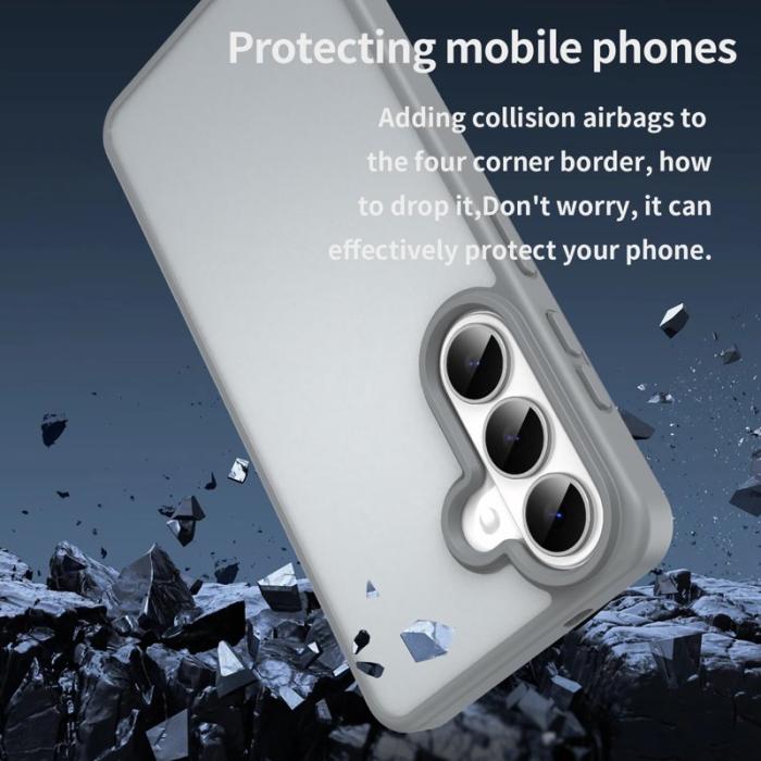 OEM - Samsung Galaxy S26 Skal Touch Matte Anti Drop TPU - Silver