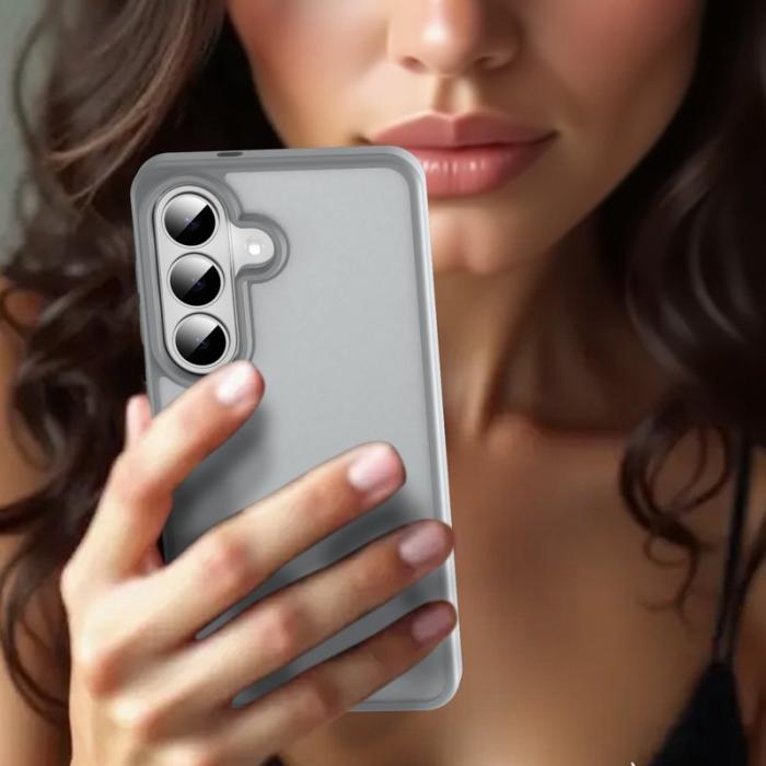 OEM - Samsung Galaxy S26 Skal Touch Matte Anti Drop TPU - Silver