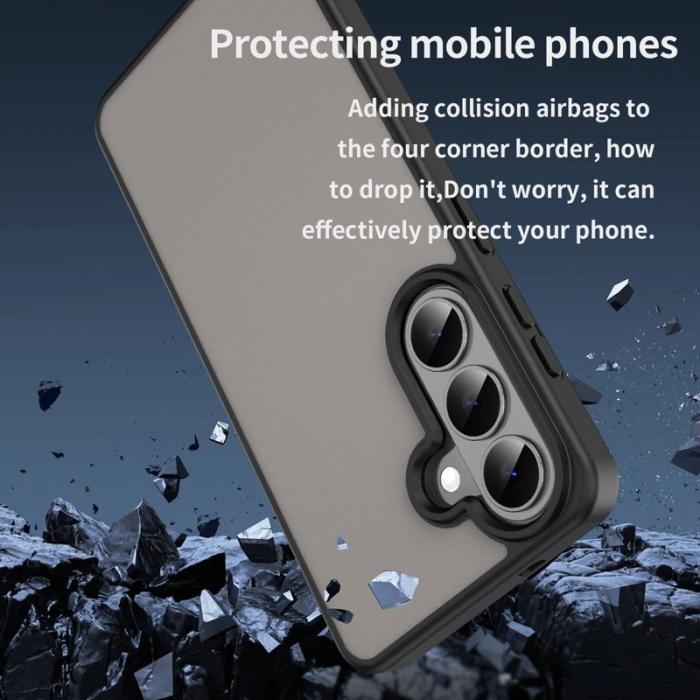 OEM - Samsung Galaxy S26 Skal Touch Matte Anti Drop TPU - Svart