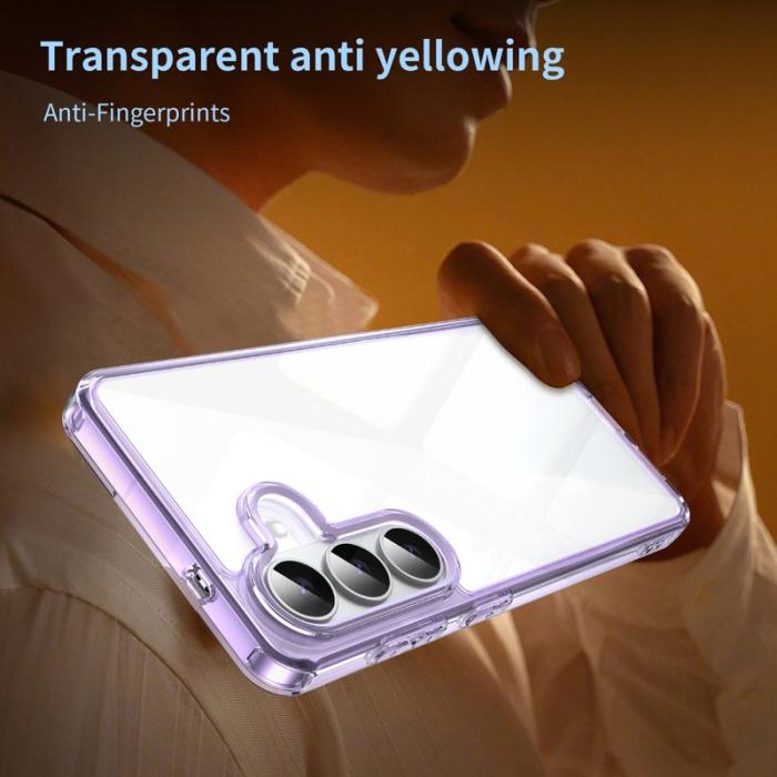 OEM - Samsung Galaxy S26 Skal TPU + Akryl Bakcover Anti-Gulning - Lila