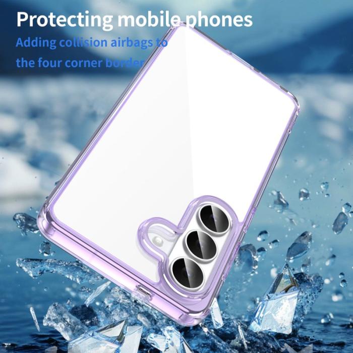 OEM - Samsung Galaxy S26 Skal TPU + Akryl Bakcover Anti-Gulning - Lila