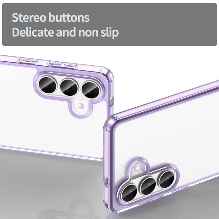 OEM - Samsung Galaxy S26 Skal TPU + Akryl Bakcover Anti-Gulning - Lila