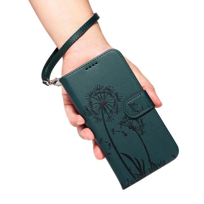 OEM - Samsung Galaxy S26 Ultra Fodral Äkta Läder Dandelion - Blå