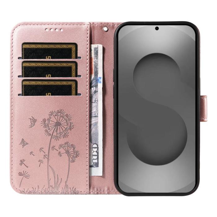 OEM - Samsung Galaxy S26 Ultra Fodral Äkta Läder Dandelion - Roséguld