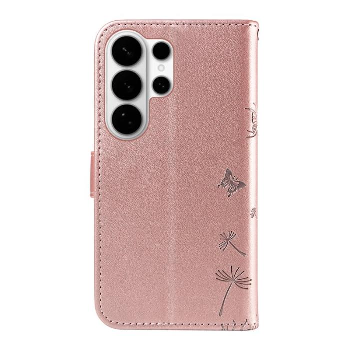 OEM - Samsung Galaxy S26 Ultra Fodral Äkta Läder Dandelion - Roséguld