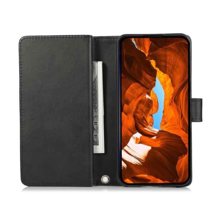 OEM - Samsung Galaxy S26 Ultra Fodral Äkta Läder Magnetiskt Skydd - Svart