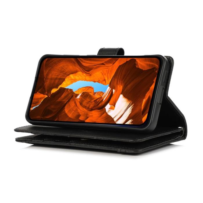 OEM - Samsung Galaxy S26 Ultra Fodral Äkta Läder Magnetiskt Skydd - Svart