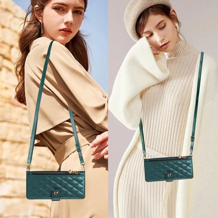 OEM - Samsung Galaxy S26 Ultra Fodral Äkta Läder Ställ - Svartgrön