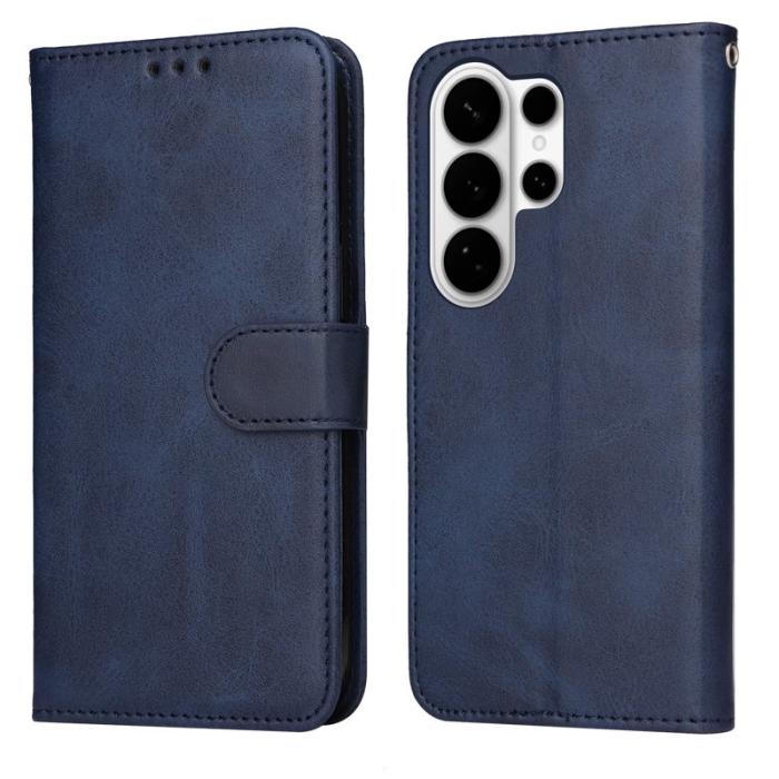 OEM - Samsung Galaxy S26 Ultra Fodral Konstläder Folio Flip - Blå