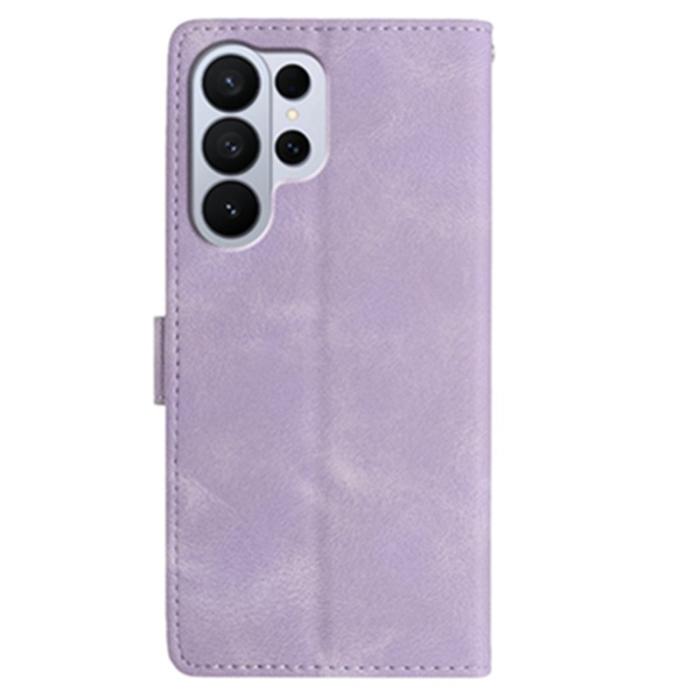 OEM - Samsung Galaxy S26 Ultra Fodral Konstläder Garden - Lila