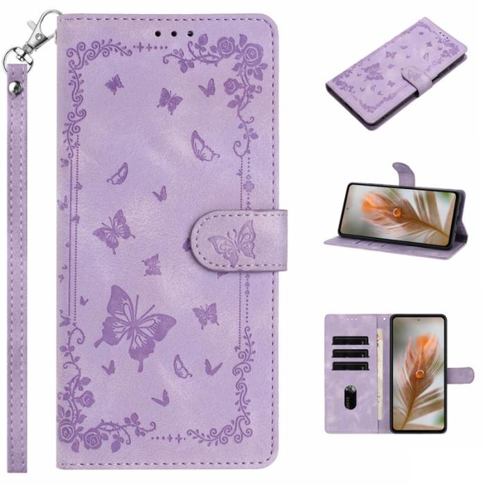 OEM - Samsung Galaxy S26 Ultra Fodral Konstläder Garden - Lila