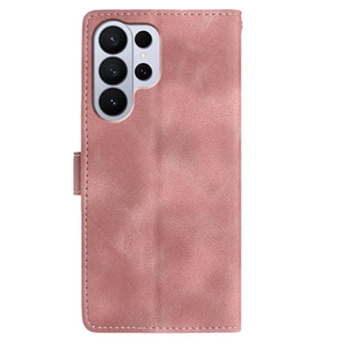 OEM - Samsung Galaxy S26 Ultra Fodral Konstläder Garden - Rosa