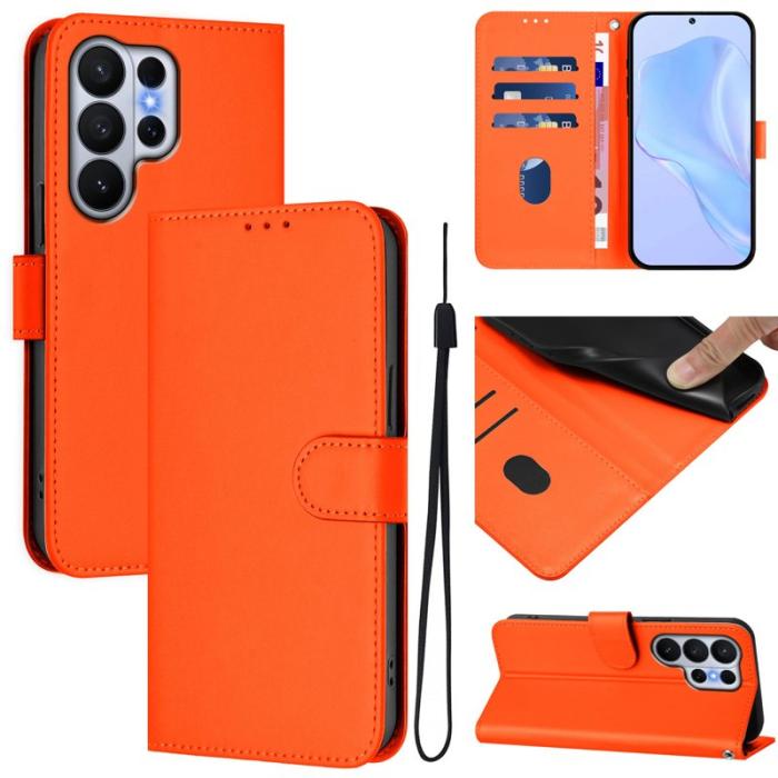 OEM - Samsung Galaxy S26 Ultra Fodral Konstläder - Orange
