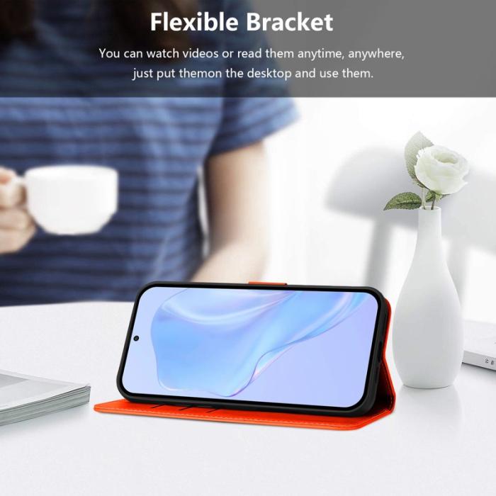 OEM - Samsung Galaxy S26 Ultra Fodral Konstläder - Orange